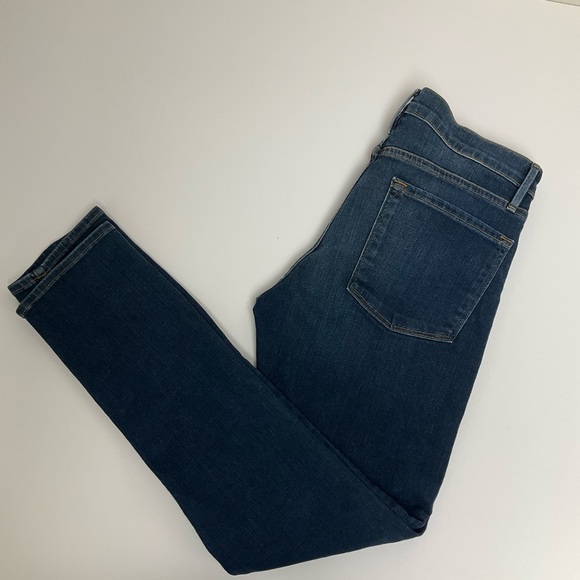 Frame Le Garcon Womens Size 26 Slouchy Dark Wash Mid Rise Boyfriend Jeans - Picture 8 of 11